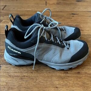 Scarpa Rush Trail GTX HIking Approach Shoes Smoke Provence Gray Size 40.5